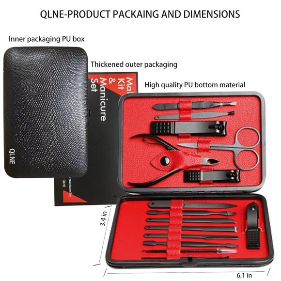 Nail Clippers Sets High Precisio Stainless Steel Nail Cutter Pedicure Kit Nail F - Picture 7 of 8